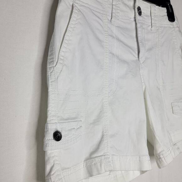 Style & Co Mid-Rise Comfort-Waist Cargo Shorts White NWT Petite Size 2 - Picture 4 of 8